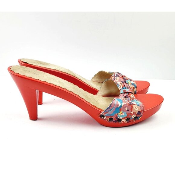 Marc Jacobs wooden Floral Mules‎ - Size 38 - Picture 5 of 8
